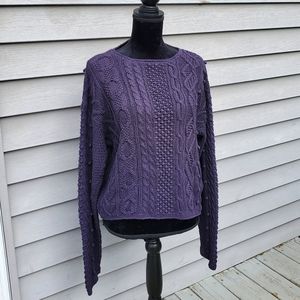 WinterSilk Cable sweater size L